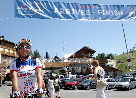 Tania en el Alpe D'uhez