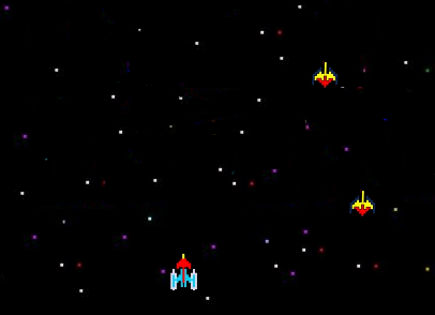 Galaxian hecho con Scratch